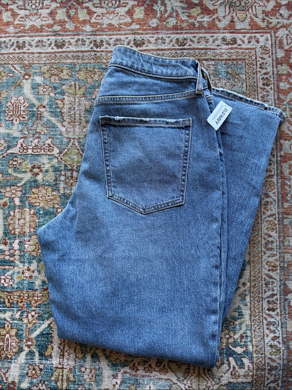 Old Navy Women's Straight-Leg Jeans Curvy OG Loose